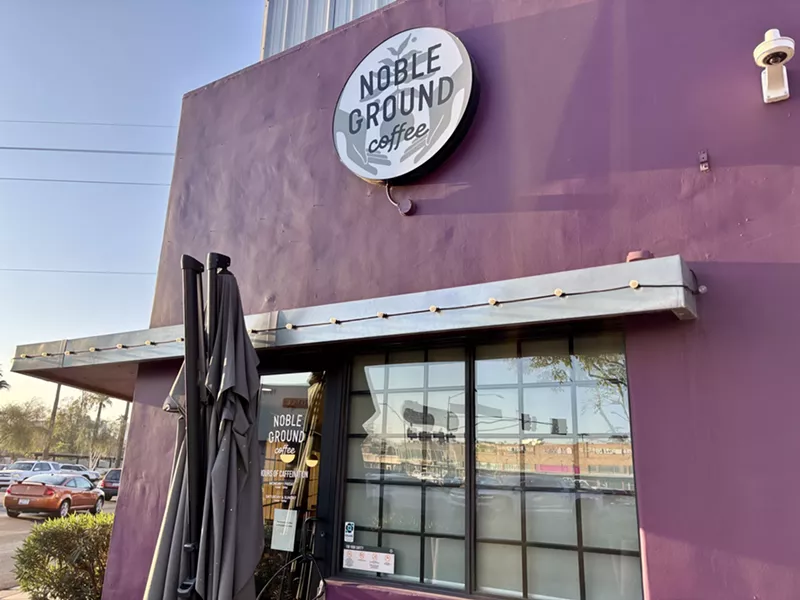Image: Noble Ground Coffee opened its first brick-and-mortar cafe on Seventh Avenue and McDowell Road in November 2023. That location, along with the rest of the chain's cafes, have closed.