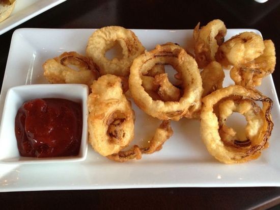 Get This: House made onion rings.
