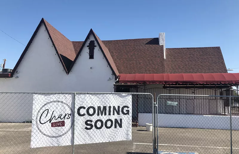 Image: The exterior of Chars LIVE in midtown Phoenix.
