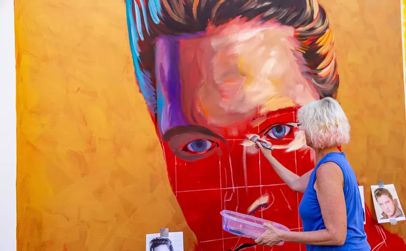 Image: Check Out These New Musician-Themed Murals at Tempe Marketplace