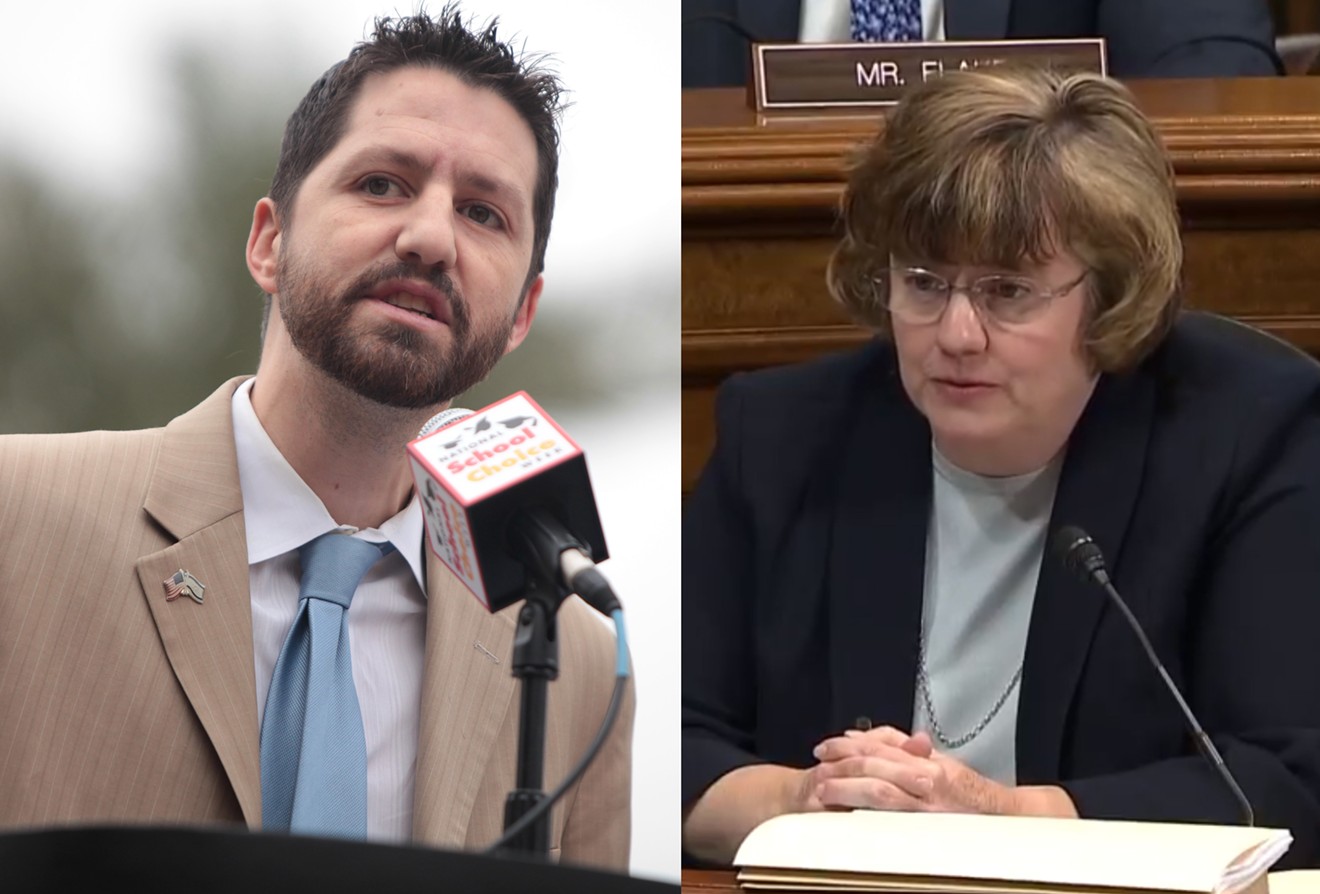 Republican state Senator Paul Boyer, left, and Maricopa County Attorney's Office Chief Deputy Rachel Mitchell, right, co-chaired the task force that issued its recommendations on November 22.