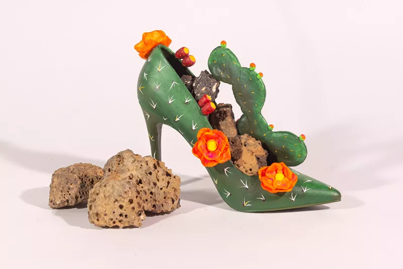 Image: See 100 pairs of stilettos turned into art at Chingona Soles.