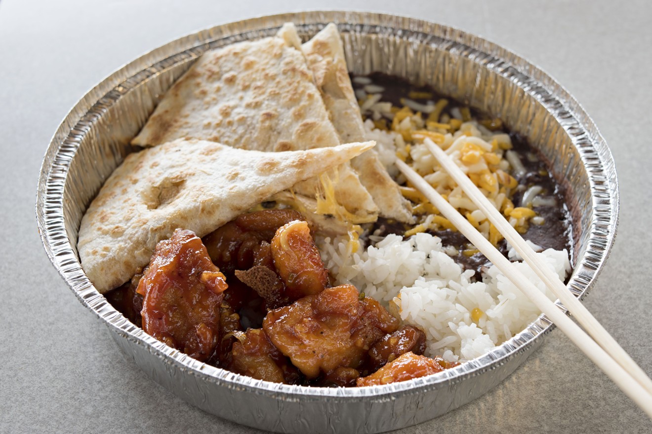 A combo meal at Chino Bandido can include elements of a number of global cuisines.