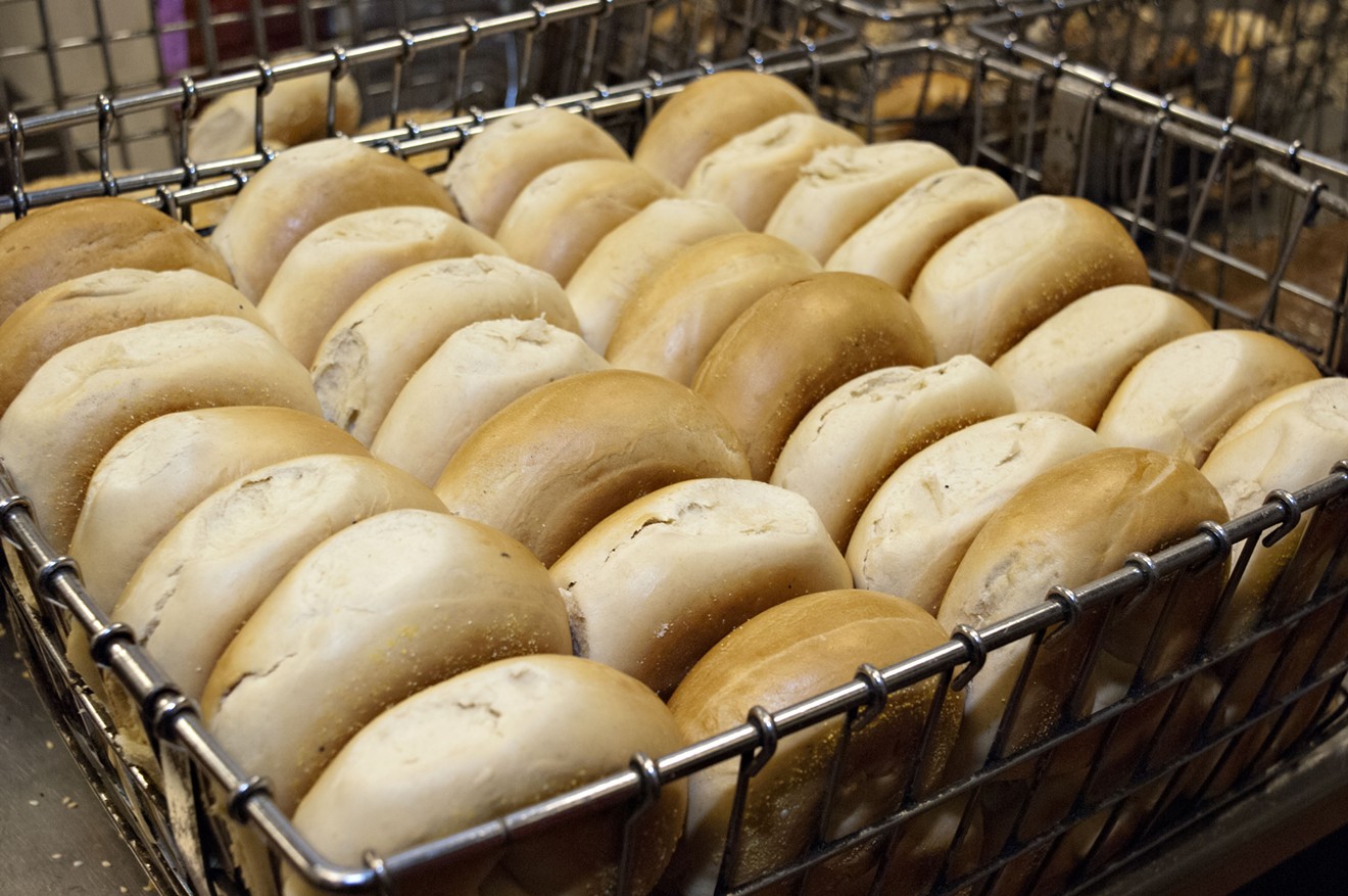Chompie's bagels are one of the chain's main attractions.