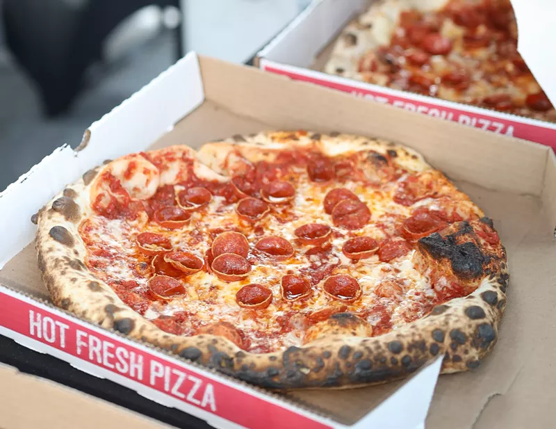 Image: Pepperoni pizza from Otra Pizzeria.
