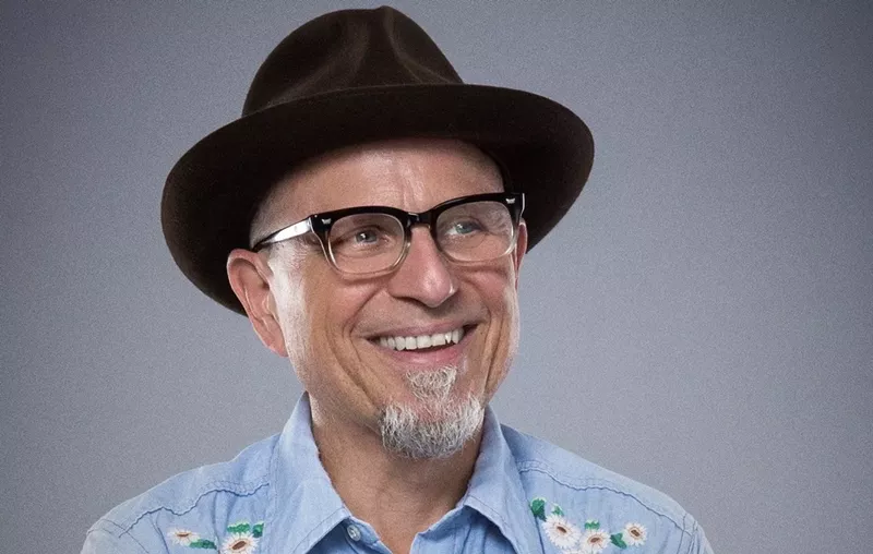 Image: Bobcat Goldthwait wears many hats, including the one seen here.