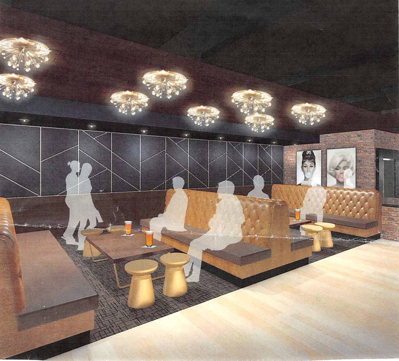 The upstairs floor of Casa Amigos Tacos and Tequilas and Skylanes will feature a bowling club and lounge.