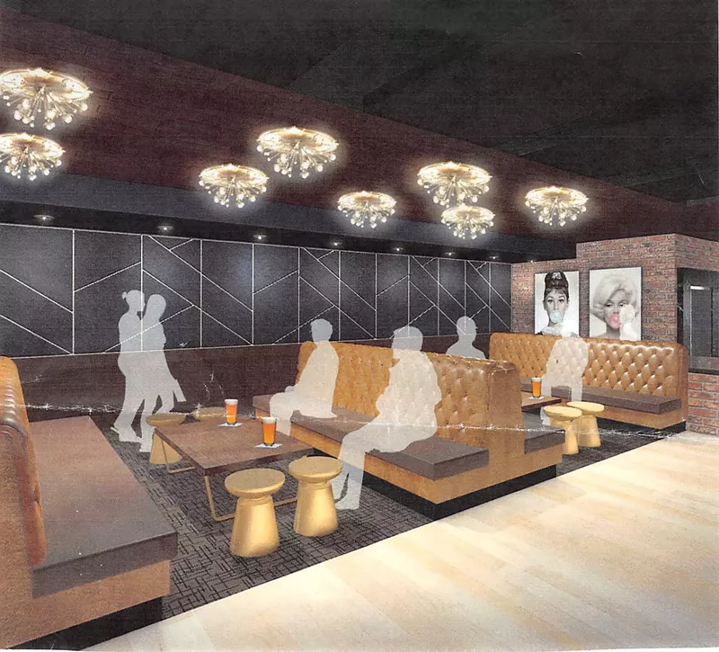 Image: The upstairs floor of Casa Amigos Tacos and Tequilas and Skylanes will feature a bowling club and lounge.