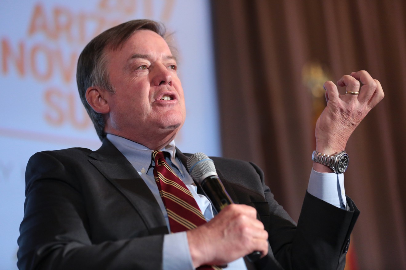 Who has the chutzpah to admonish the mighty titans of industry? Apparently, Michael Crow does.