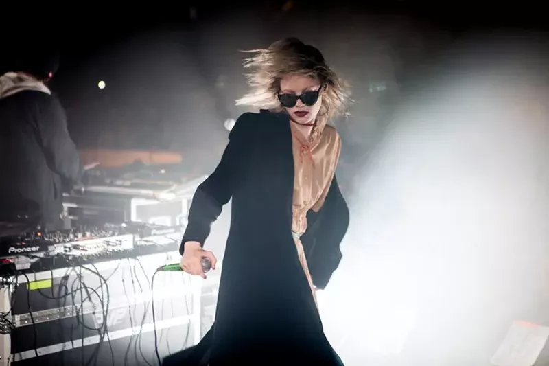 Image: Crystal Castles play Viva PHX in 2016.