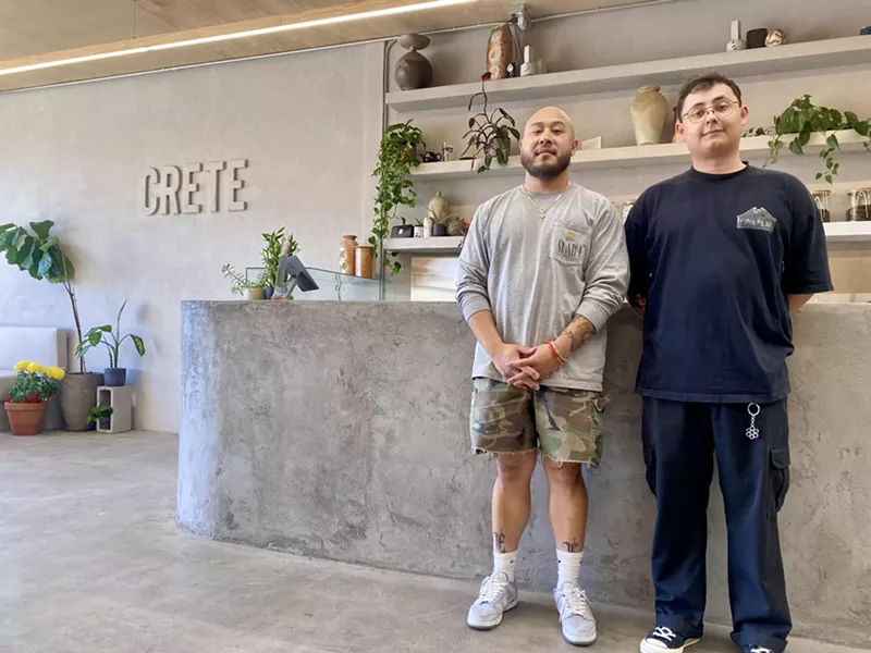 Image: Owner Jimmy Nguyen (left) and head barista Ernesto Vazquez are proud of the shop, which opened in January and offers teas from around the world.