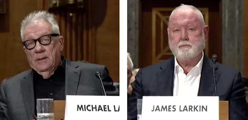 Image: Former Backpage owners Michael Lacey and Jim Larkin, co-founders of Phoenix New Times and the company that owns it.