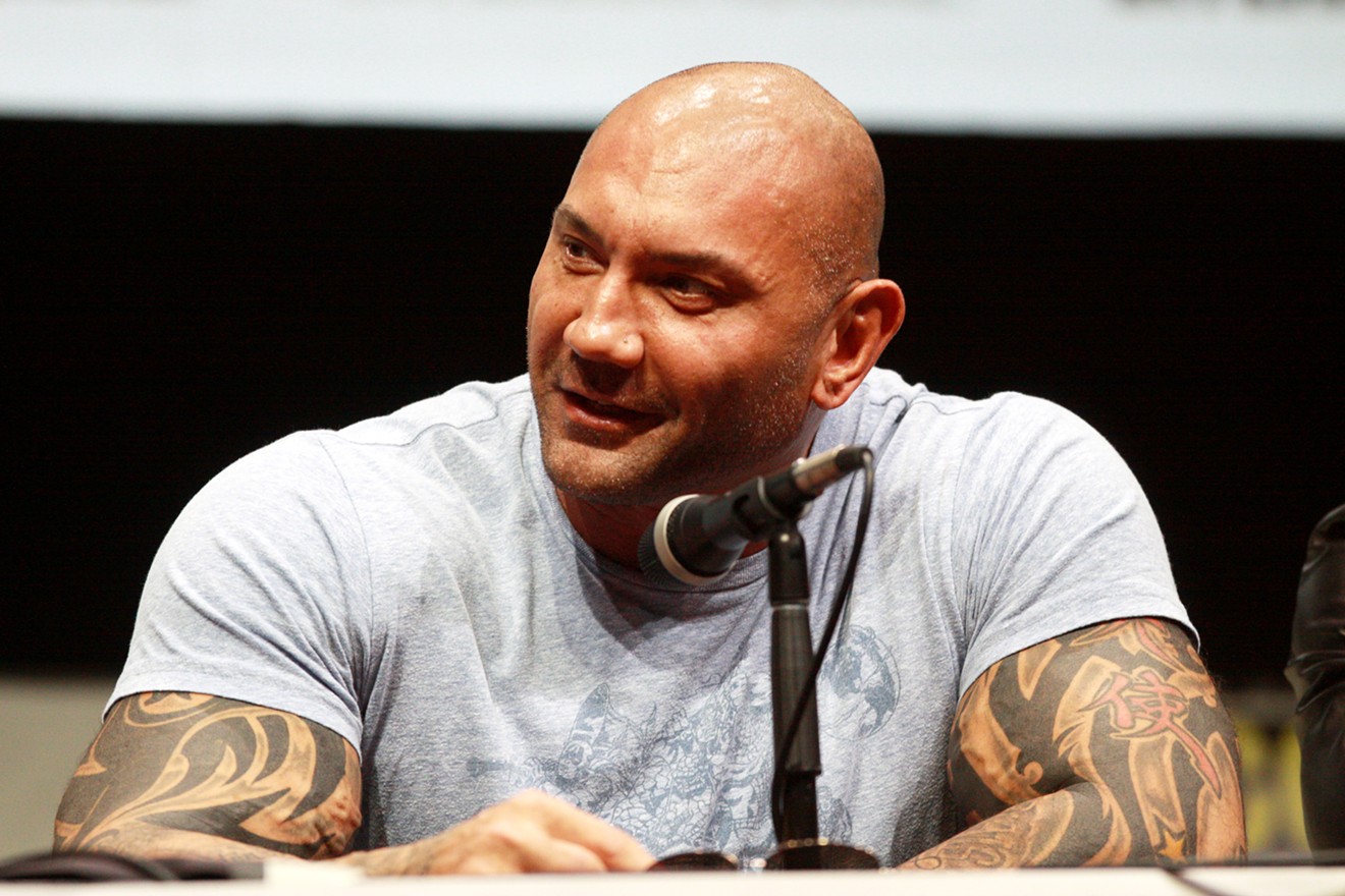 Actor Dave Bautista may look tough, but he's really a nice guy.