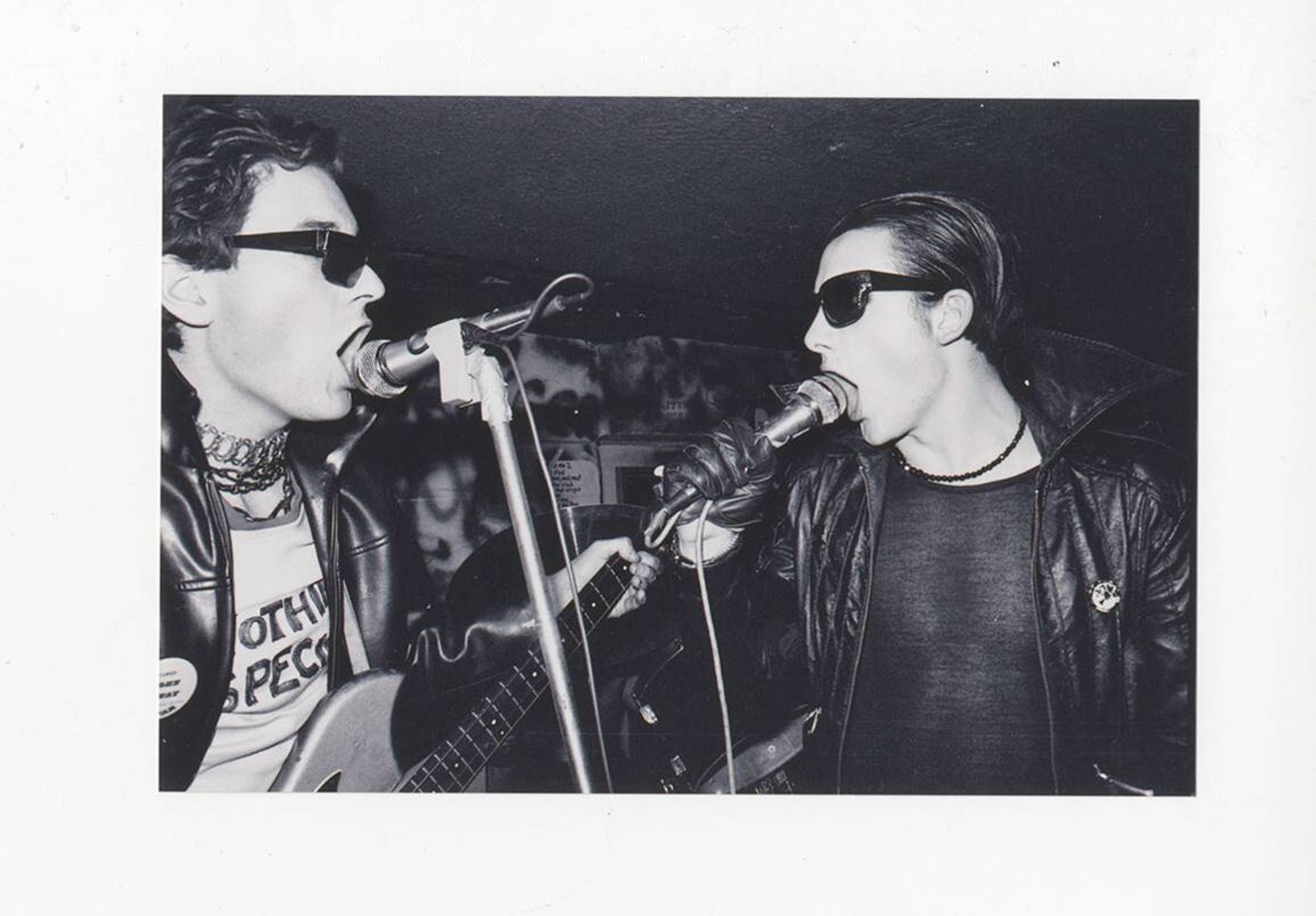 Boys will be boys: Captain Sensible and Dave Vanian in 1976.