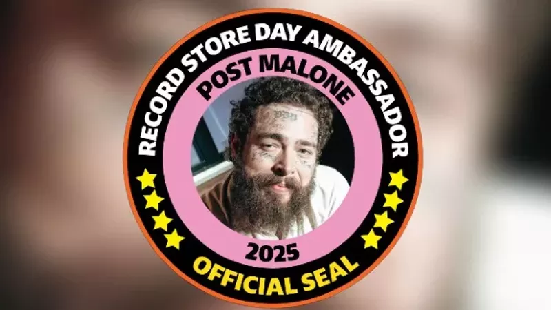 Image: Post Malone is the ambassador for Record Store Day 2025.