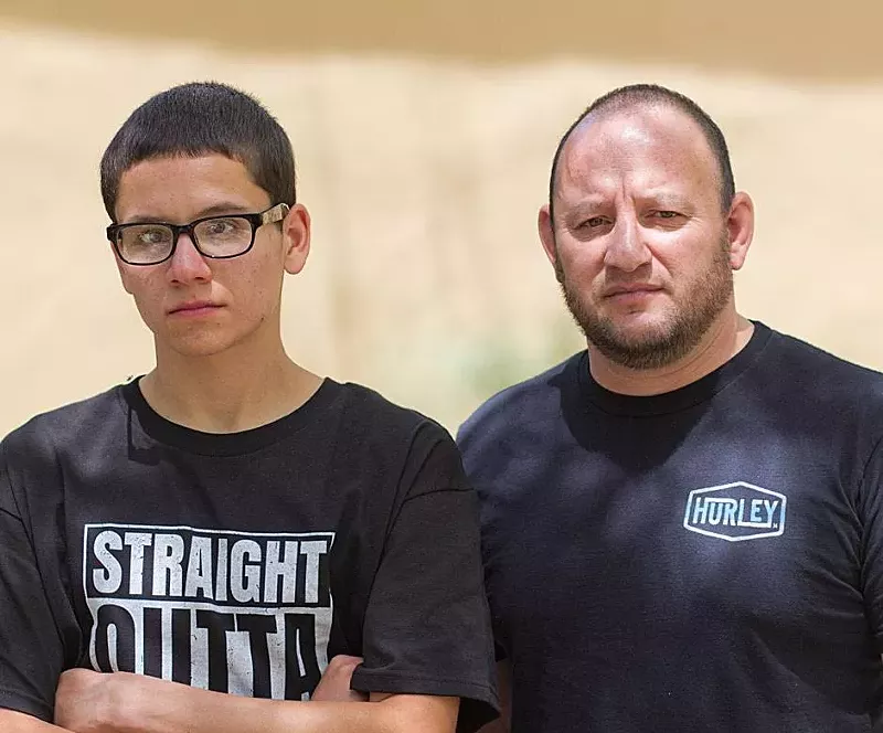 Image: Steve Renner, right, has stood by his son, Stephen, through years of difficulties.