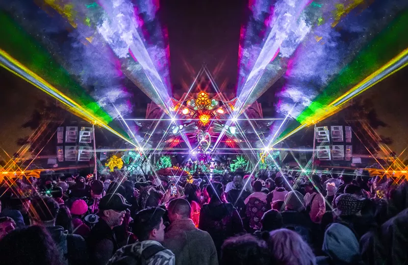 Image: An EDM festival.