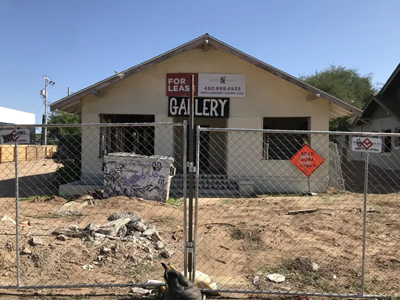 Image: Here's how the former Fifth Street Paint Supply bungalow looked on Friday, November 9.