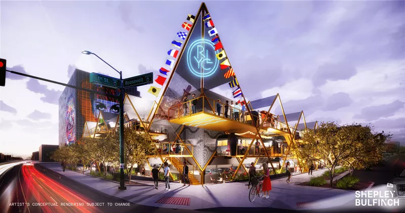 Image: Here's an early rendering for artist housing that could be coming to Roosevelt Row.