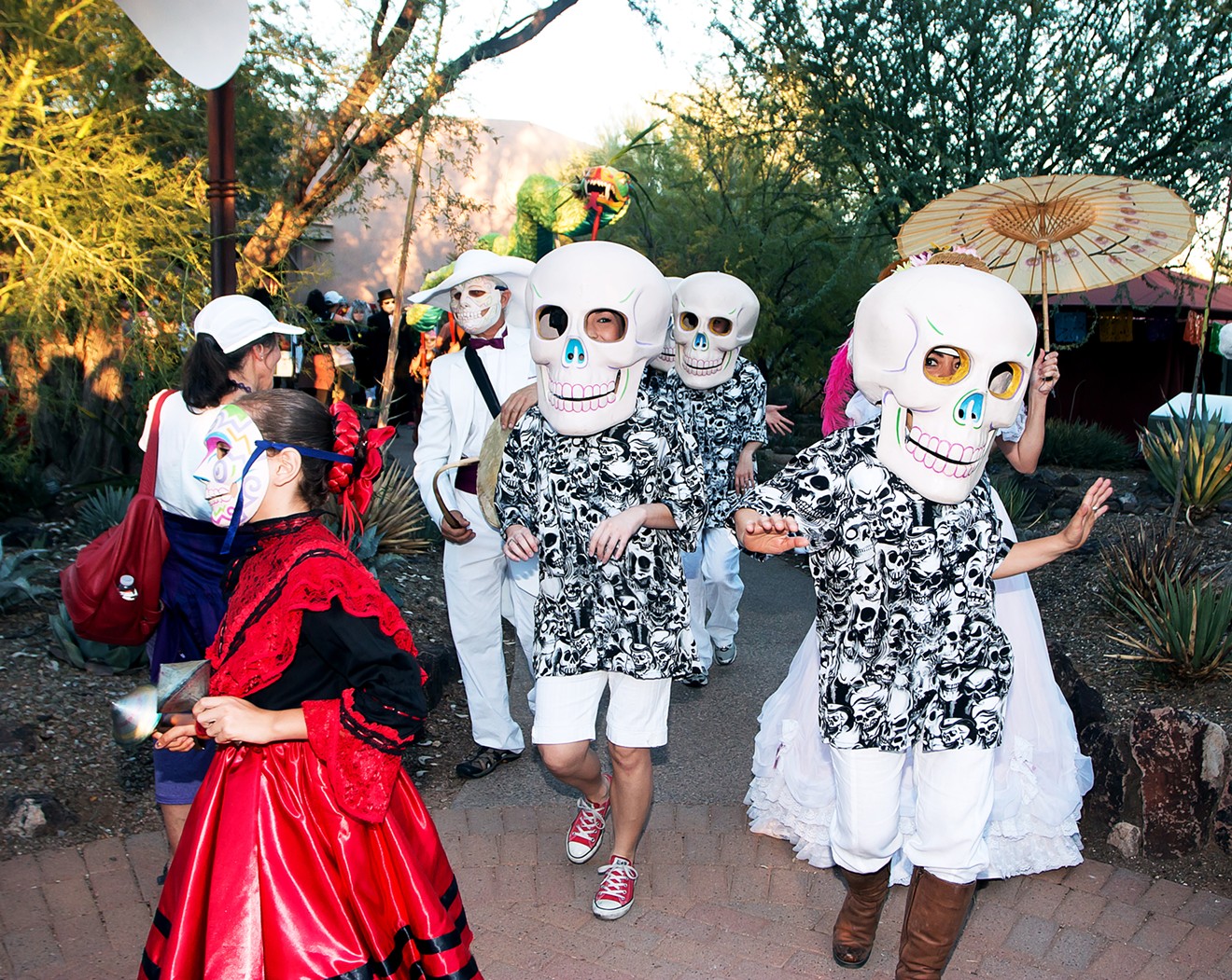Previous Dia de los Muertos procession at Desert Botanical Garden.