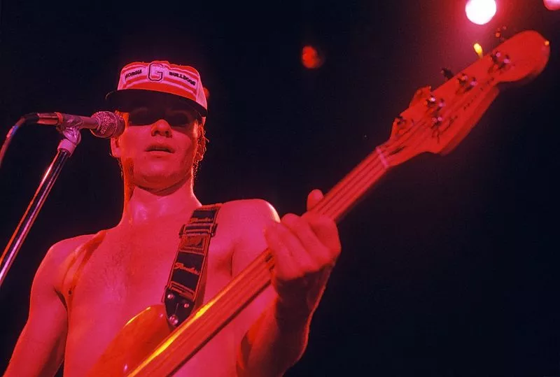 Image: Sting, a.k.a. Gordon Sumner, at The Police concert at the Agora Ballroom, Atlanta, Georgia in 1979. He is being sued in Arizona federal court for alleged underage sex with a girl that year in Arizona.