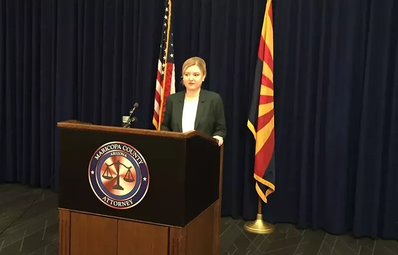 Image: Maricopa County Attorney Allister Adel declined to file criminal charges against the DPS trooper who shot Dion Johnson.