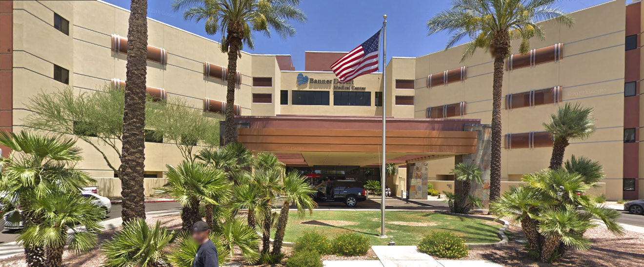 Douglas Brackett's family are seeking to visit him at Banner Desert Medical Center.