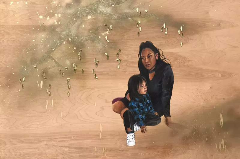Image: Grace and Ira, Golden Hour At and Despite Steele Indian School Park, 2019.