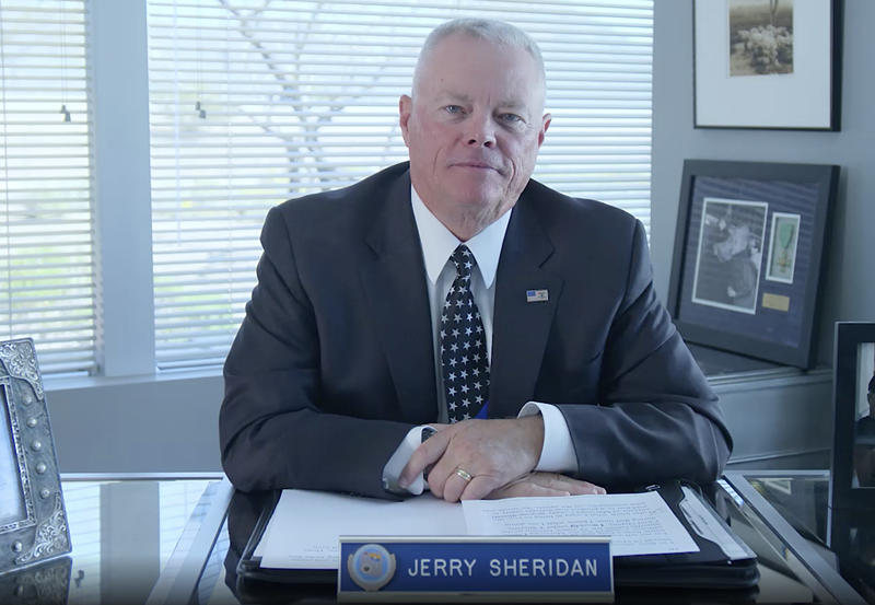 Jerry Sheridan, a republican candidate for Maricopa County Sheriff and former chief deputy at the office.