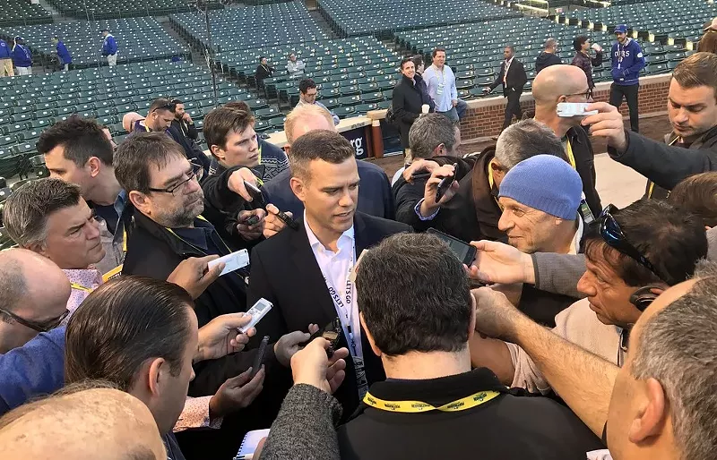 Image: Cubs president Theo Epstein.