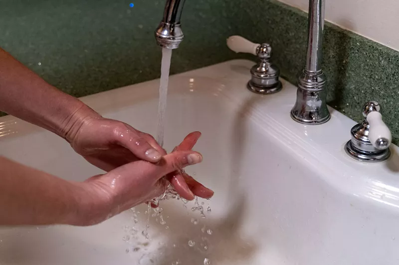 Image: But first, wash your hands.