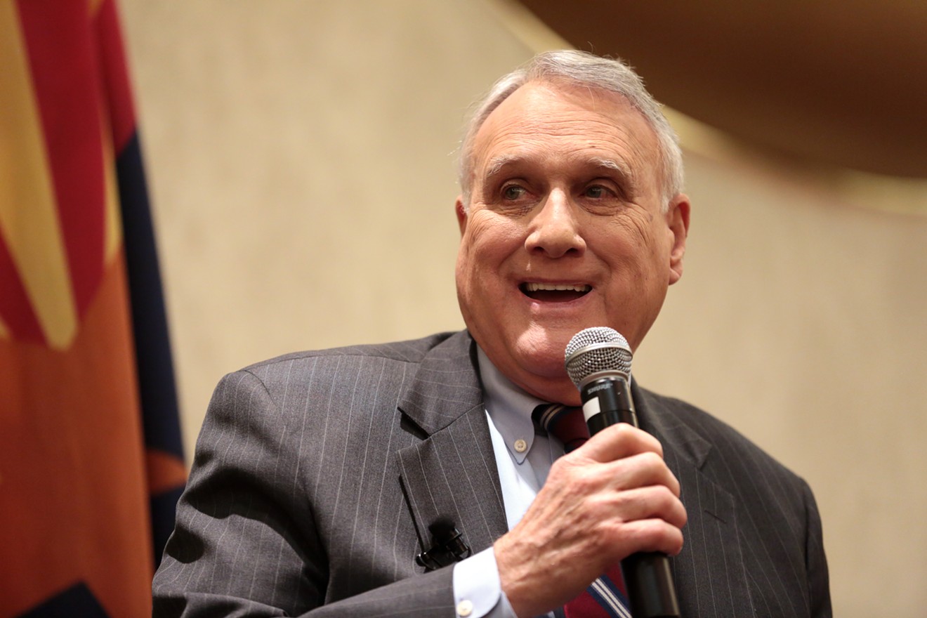 Former U.S. Senator Jon Kyl at an event in Phoenix in January. Kyl is Arizona Governor Doug Ducey's pick to replace John McCain in the Senate.
