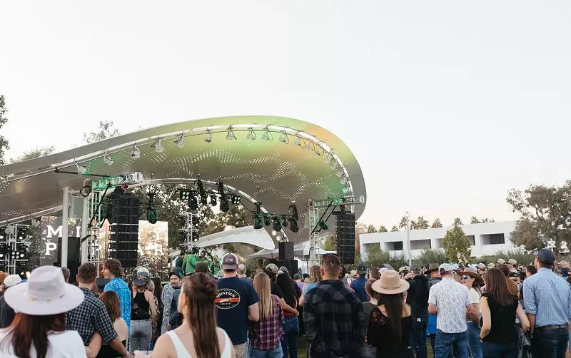 Image: The scene at the inaugural Dreamy Draw Music Festival at the Scottsdale Civic Center.