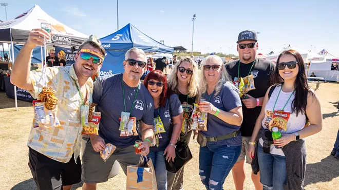 Group at beer festival.