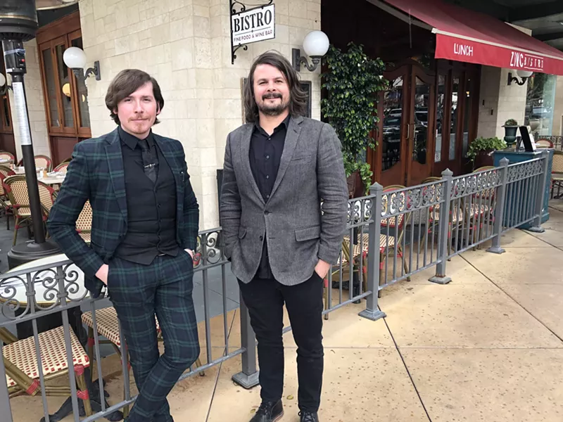 Image: Randall D. Ordovich Clarkson and Justin Slusher, founders of Absinthe Minded.