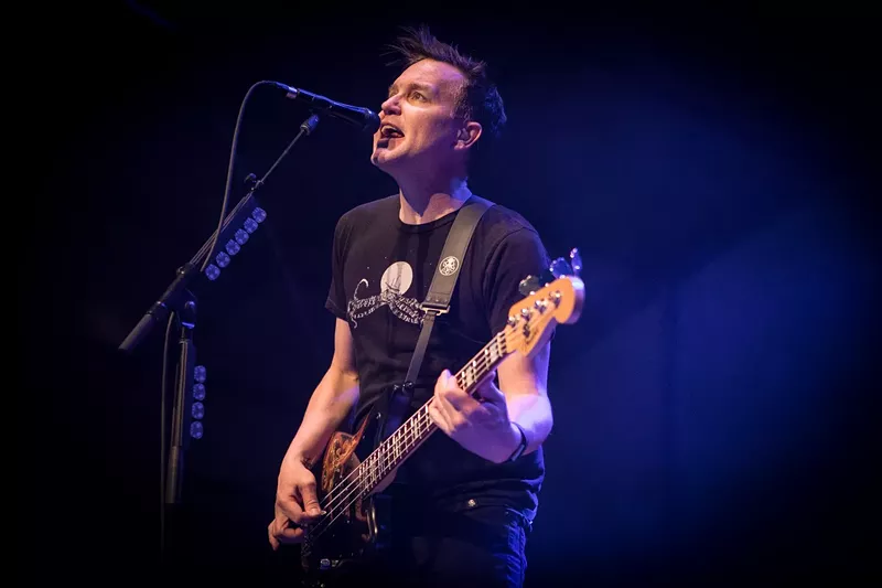 Image: Blink-182 knows angry Christmas music.