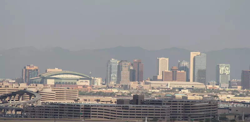 Image: Phoenix often struggles to meet federal air-quality standards.