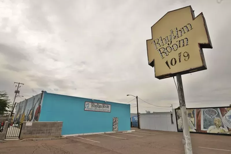 Image: Local live music institution the Rhythm Room.