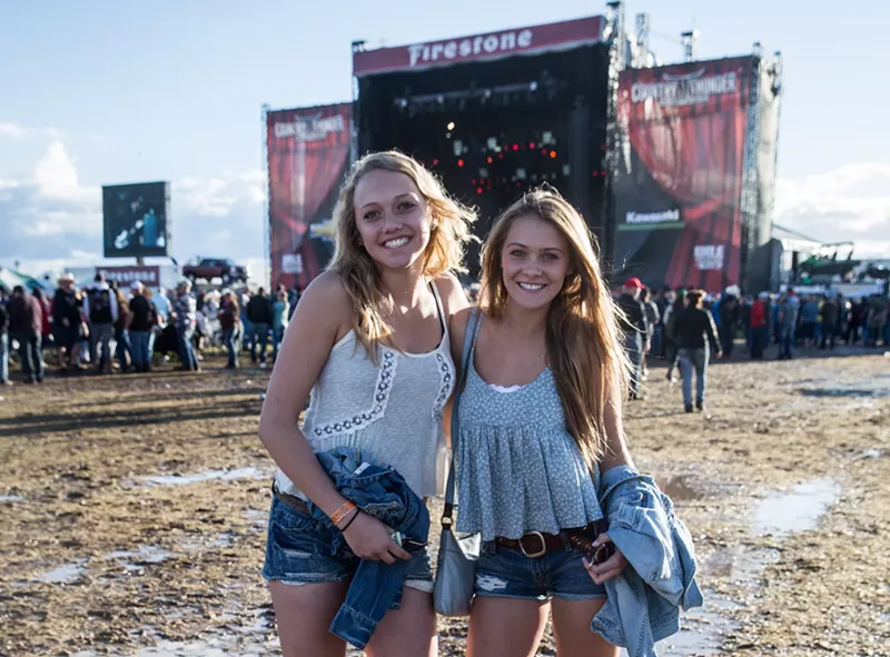 Image: Country Thunder attendees at the festival in 2016.