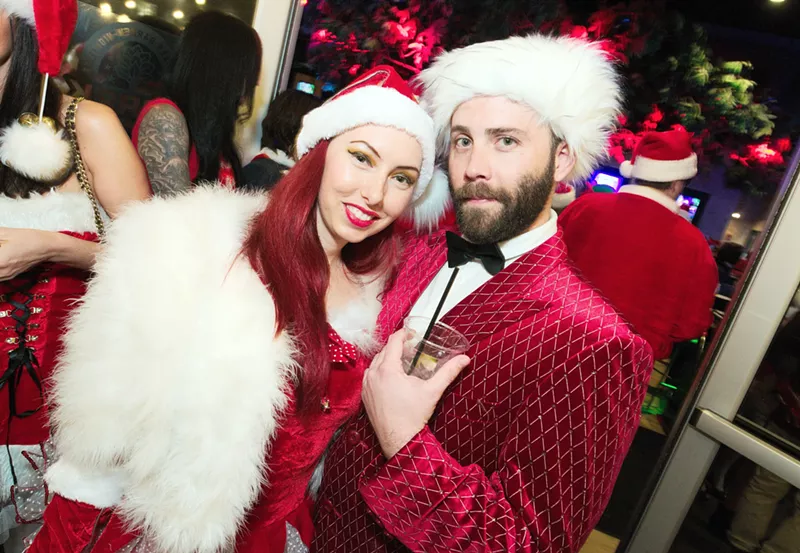 Image: All dressed up for Phoenix Santarchy.