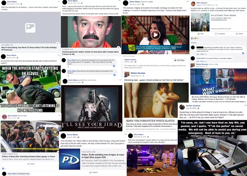 Image: Stephen Wamsley and Stefani McMichael-Gombar's Facebook posts.