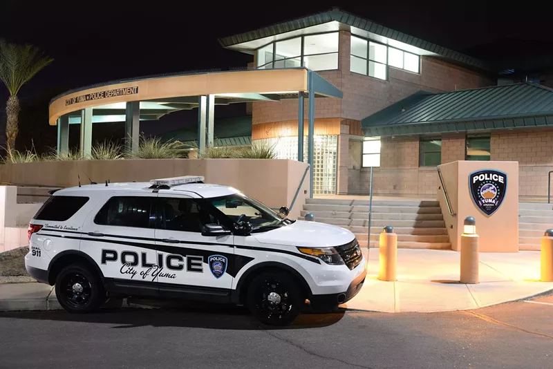Image: a yuma police car