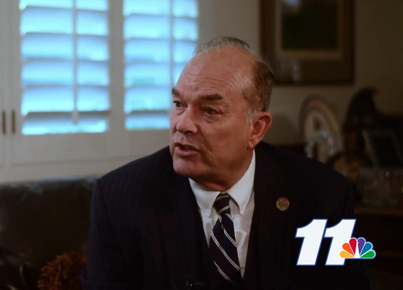 Former state representative Don Shooter spoke with Yuma's KYMA-News 11 for a bizarre interview in which Shooter pushed back on accusations of his sexual harassment at the Capitol.