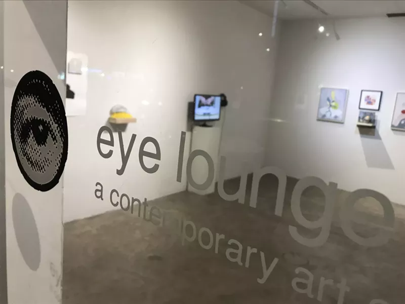 Image: One of the last exhibits before the Eye Lounge footprint shifted to Fifth Street.