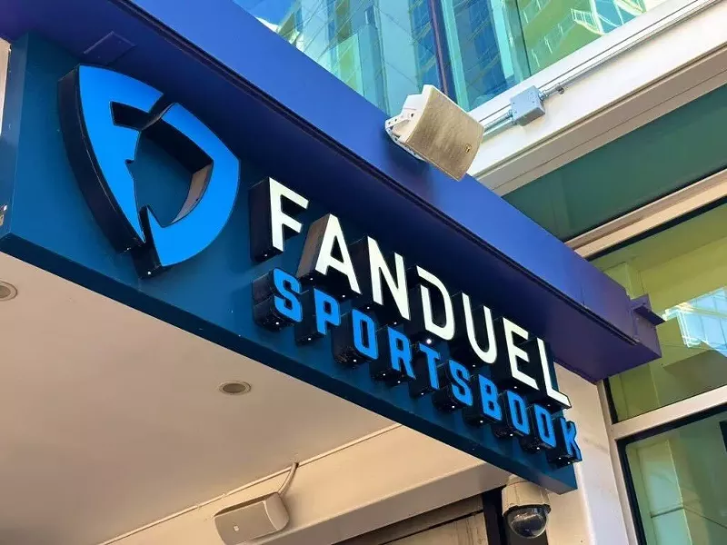 Image: The FanDuel Sportsbook at PHX Arena opened on Sept. 9, 2021, the same day sports gambling was legalized in Arizona.