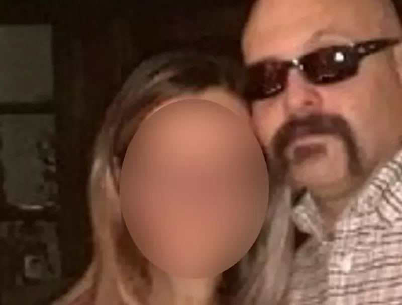 Image: One of two photos uploaded to an online bulletin board site in November of Samuel Mattia with a woman he identifies as Mikaila Hughes.