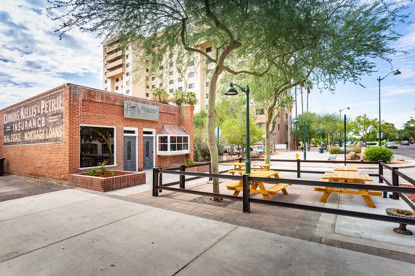 Chupacabra Taproom resides in a 900-square-foot, 1949 brick building in downtown Mesa.