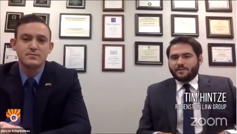 Image: Timothy Hintze offered advice on automatic voting rights restoration.