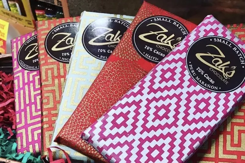 Image: Zak's single-origin bean-to-bar chocolates are made in Scottsdale.