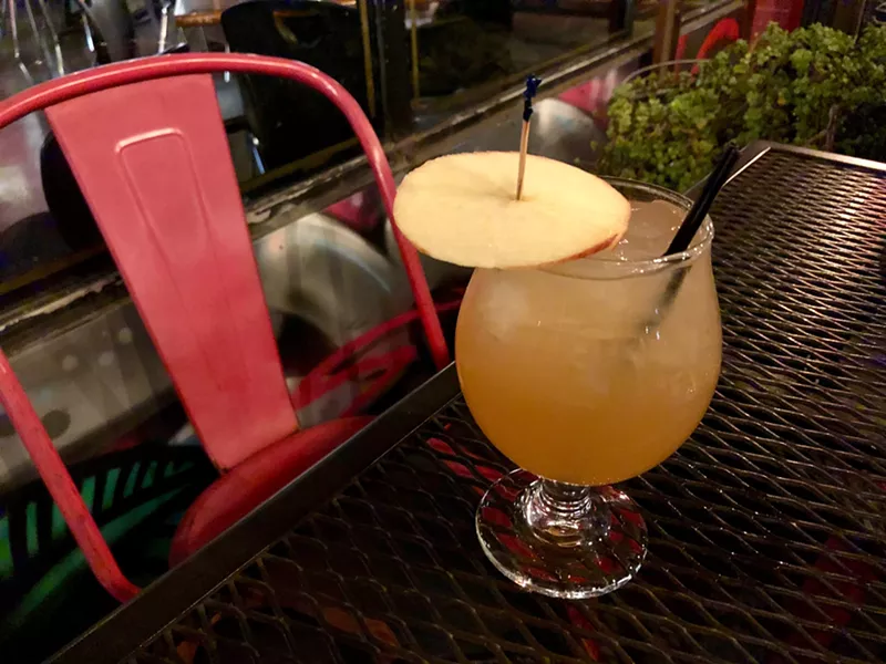 Image: Sangria is best enjoyed on the patio at Carly's Bistro.